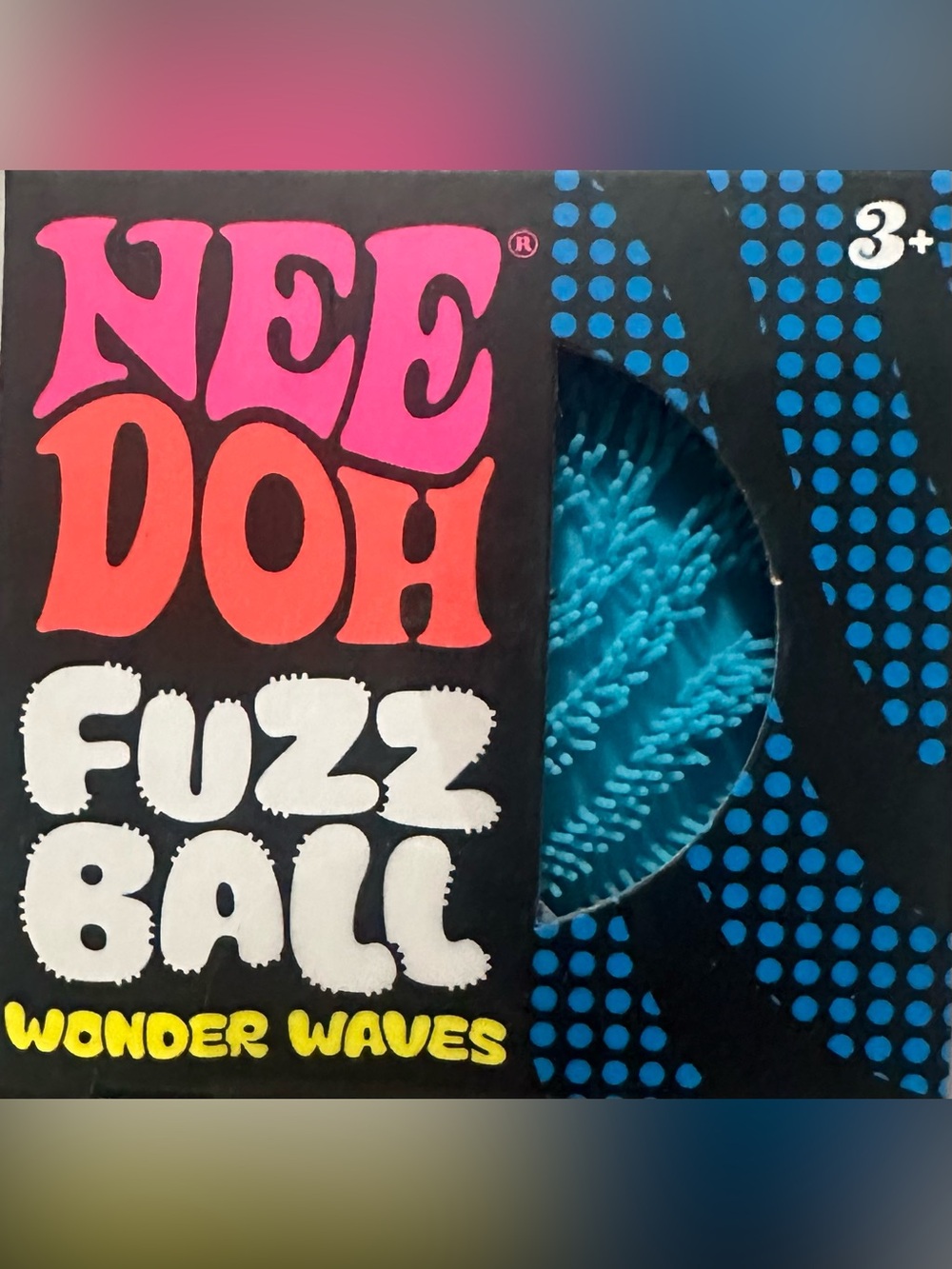 NEE DOH Fuzz Ball Wonder Waves - Blue